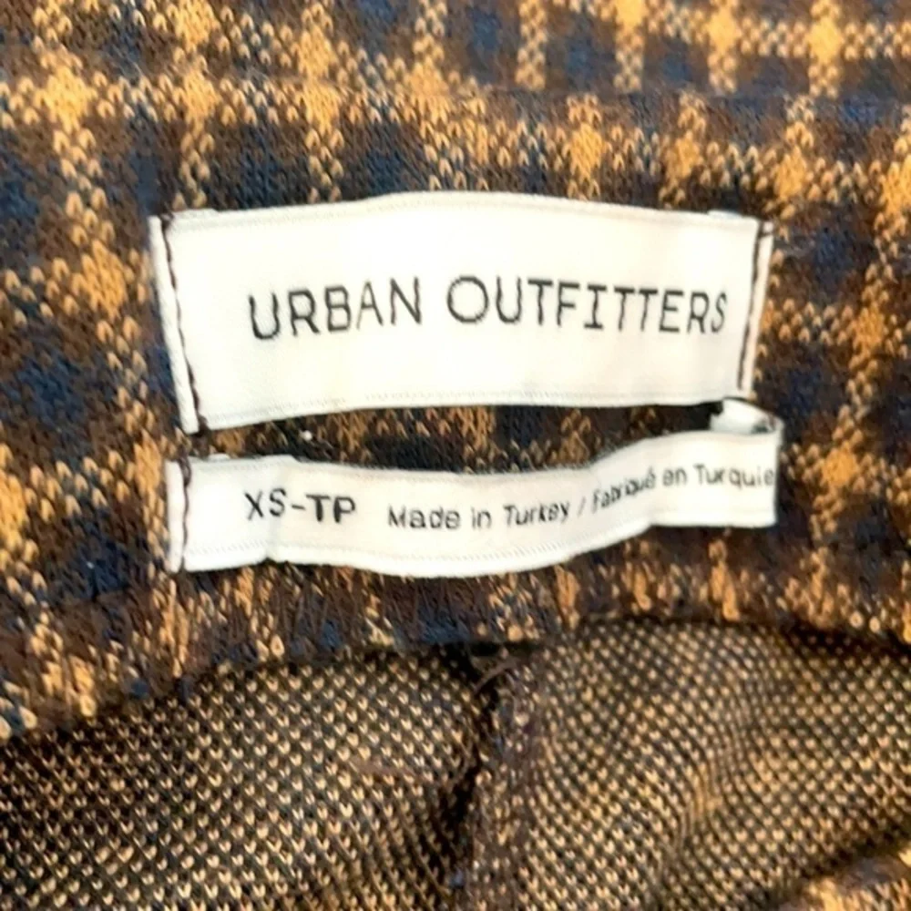 URBAN OUTFITTERS | Women’s Brown & Tan Checkered Plaid Causal Pants Size XS